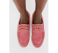 Oliver Bonas Oliver Bonas Pink Suede Boat Shoes Pink EU 41 (UK 8)