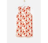 Oliver Bonas Oliver Bonas Red Cream Flamingo Print Mini Shift Dress Red EU 38 (UK 10)