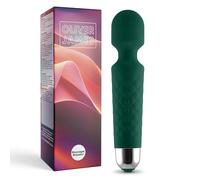 Oliver James Vibromasseur Personnel de Voyage - Silencieux, Puissant et Rechargeable - 20 Modes de Vibration et 8 Vitesses Pour Détendre Tout le Corps et Apaiser les Tensions Musculaires (Jade)