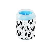 Oliver Jeffers Brosse de bain réutilisable en silicone pour chiens et chats de petite et moyenne taille Motif visage de chien Noir sur blanc