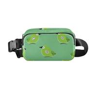 Oliver Jeffers Sac banane élégant avec sangle réglable pour homme et femme Vert Kiwi Jade Bird