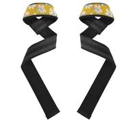 Oliver Jeffers Sangles de levage antidérapantes pour haltérophilie, bodybuilding, dynamophilie et soulevé de terre 66 cm