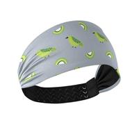 Oliver Jeffers Style Kiwi Jade Bird Design Bandeau doux rafraîchissant Vert Bandeau extensible pour basket-ball tennis Yoga Cintillos de pelo para mujeres
