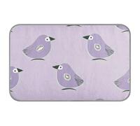 Oliver Jeffers Style Kiwi Jade Bird Design Purple Summer Tapis de refroidissement extérieur auto-rafraîchissant pour chat en plein air pour chien endormi Accessoires Manta rafraîchissant para perro M