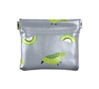 Oliver Jeffers Style Kiwi Jade Bird Design Vert Mode Femmes Cuir PU Porte-Monnaie Unique Carte Clé Organisateurs pour Hommes Femmes Voyage Monedas Para