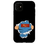 Oliver Name Superhero Gift for Boys Named Oliver Coque pour iPhone 11