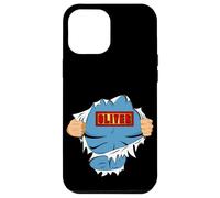 Oliver Name Superhero Gift for Boys Named Oliver Coque pour iPhone 12 Pro Max