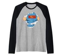 Oliver Name Superhero Gift for Boys Named Oliver Manche Raglan