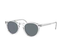Oliver Peoples Unisex Oliver Peoples OV5217S GREGORY PECK SUN 1101R8 Lunettes de soleil Acétate Transparent Gris Pantos Photochromique