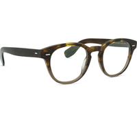 Oliver Peoples Unisex Oliver Peoples OV5413U CARY GRANT 1732 Montures optiques Acétate Rouge Transparent Ronde Normale