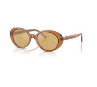 Oliver Peoples, Femme, Accessoires, Brun, Taille: 51 MM Élégantes lunettes de soleil à verres jaunes