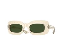 Oliver Peoples Femme Oliver Peoples OV5548SU 1966C 109471 Lunettes de soleil Acétate Jaune Vert Carré Normale