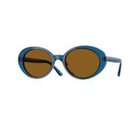 Oliver Peoples Femme Oliver Peoples OV5565SU LUMAR 179353 Lunettes de soleil Acétate Bleu Marron Ronde Normale