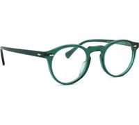 Oliver Peoples Unisex Oliver Peoples OV5186 GREGORY PECK 1763 Montures optiques Acétate Vert Transparent Pantos Normale