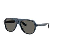 Oliver Peoples Homme Sunglass OV5581SU Paul Newman Sun - Couleur du Monture: Newman Blue, Couleur de Lentille: Carbon Grey