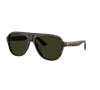 Oliver Peoples Homme Sunglass OV5581SU Paul Newman Sun - Couleur du Monture: Walnut Tortoise, Couleur de Lentille: G-15 polarisés