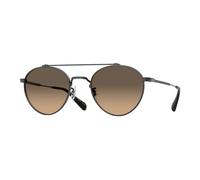 Oliver Peoples Homme Sunglass Brunner - Couleur du Monture: Noir mat, Couleur de Lentille: Gris côtier dégradé polarisant