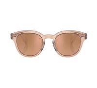 Oliver Peoples - Lunettes de soleil rondes transparentes - Femme - Accessoires - Brun - Taille: 49 MM