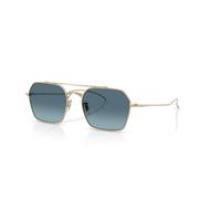 Oliver Peoples Unisex Oliver Peoples OV1365ST TK-15 5035Q8 Lunettes de soleil Titane Or Bleu Géométrique Normale
