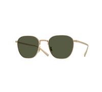 Oliver Peoples Unisex Oliver Peoples OV1329ST RYNN 503552 Lunettes de soleil Titane Or Vert G15 Carré Normale