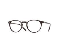 Oliver Peoples Unisex Oliver Peoples OV5004 RILEY-R 1772 Montures optiques Acétate Marron Transparent Pantos Normale