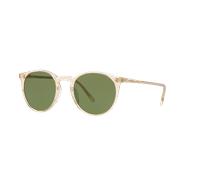 Oliver Peoples Unisex Oliver Peoples OV5183S O'MALLEY SUN 109452 Lunettes de soleil Acétate Jaune Vert Pantos Normale