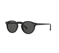 Oliver Peoples Unisex Oliver Peoples OV5217S GREGORY PECK SUN 1031P2 Lunettes de soleil Acétate Noir Gris Pantos Polarisé