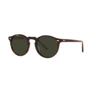 Oliver Peoples Unisex Oliver Peoples OV5217S GREGORY PECK SUN 1724P1 Lunettes de soleil Acétate Marron Vert G15 Pantos Polarisé