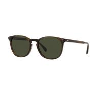 Oliver Peoples Unisex Oliver Peoples OV5298SU FINLEY ESQ. SUN (U) 167752 Lunettes de soleil Acétate Marron Vert G15 Ronde Normale
