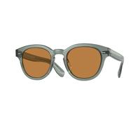 Oliver Peoples Unisex Oliver Peoples OV5413SU CARY GRANT SUN 178253 Lunettes de soleil Acétate Vert Orange Pantos Normale