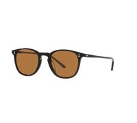 Oliver Peoples Unisex Sunglass Finley 1993 Sun - Couleur du Monture: Noir, Couleur de Lentille: Cognac