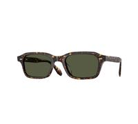 Oliver Peoples Unisex Oliver Peoples OV5588SU N.08 SUN 174152 Lunettes de soleil Acétate Tortue Vert G15 Carré Normale