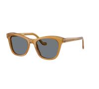Oliver Peoples Unisex Sunglass Edition 10 - Couleur du Monture: Ambre, Couleur de Lentille: Indigo