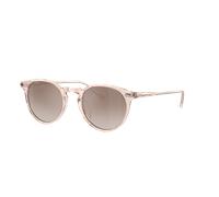 Oliver Peoples Unisex Sunglass N.02 Sun - Couleur du Monture: Fleur de cerisier, Couleur de Lentille: Brun toscan dégradé miroir