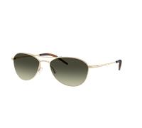 Oliver Peoples Unisex Sunglass OV1358S Aero II - Couleur du Monture: Or, Couleur de Lentille: G-15 dégradé
