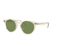 Oliver Peoples Unisex Sunglass OV5459SU Romare Sun - Couleur du Monture: Citrine pâle, Couleur de Lentille: Jade Polar
