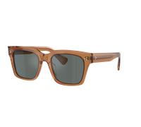 Oliver Peoples Unisex Sunglass OV5564SU Ollice - Couleur du Monture: Carob, Couleur de Lentille: Bleu roi