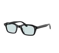 Oliver Peoples Unisex Sunglass OV5588SU N.08 Sun - Couleur du Monture: Noir, Couleur de Lentille: Bleu ciel délavé à foncé