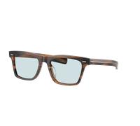 Oliver Peoples Unisex Sunglass OV5590SU Maestro - Couleur du Monture: Écaille de tortue Tuscany, Couleur de Lentille: Bleu ciel délavé à foncé