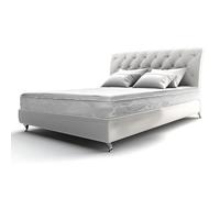 Oliver & Smith Matelas hybride de 20,3 cm avec mousse à froid haute densité et confort avec ressorts hélicoïdaux continus Bonnell respectueux de l'environnement, respirant, fermeté moyenne
