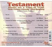 Oliver Waespi - Testament - Music for a Time of Trial (UK Import)