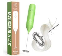Oliver's Kitchen ® Mousseur à Lait Électrique - Créez une Mousse Lactée pour le Café, le Cappuccino, le Chocolat Chaud et plus encore en quelques secondes - USB-C Rechargeable