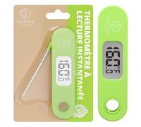 Oliver's Kitchen ® Thermomètre de Cuisine Digital à lecture Instantanée pour la Viande - Sonde de Cuisson avec Affichage LCD - Pour Grillades, Barbecue, Pâtisserie