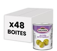 Olives à l'ail Salysol - 48 Boites de 50 gr