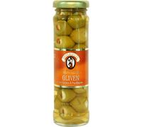 Olives aux amandes et poivrons, vertes