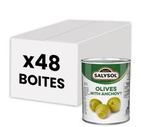 Olives aux anchois Salysol - 48 Boites de 50 gr