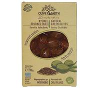 Olive's Earth Olives Vertes Grecques Marinées au Piment - Variété Chalkidiki 100% Naturelles, Sans Conservateurs, Apéritif & Cocktail Méditerranéen - Paquet de 4 x 200 g (800 g)