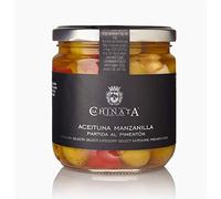 Olives Manzanilla Coupées au Paprika - La Chinata