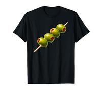 Olives Martini Cocktail Garniture sur Cure-Dents Lover Bar Drink T-Shirt