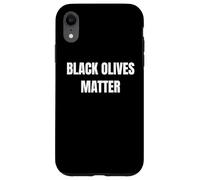 Olives Matter Parody Design for Spicy Attitude!! Coque pour iPhone XR